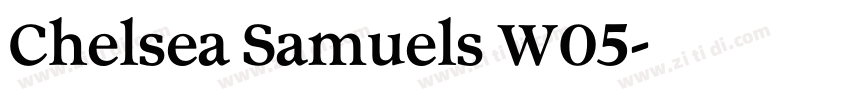 Chelsea Samuels W05字体转换